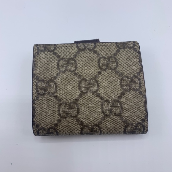 ADORABLE Vintage Gucci Coin Case GG canvas and Leather - Picture 2 of 5